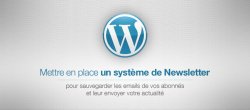 Mettre en place une Newsletter sur un site WordPress