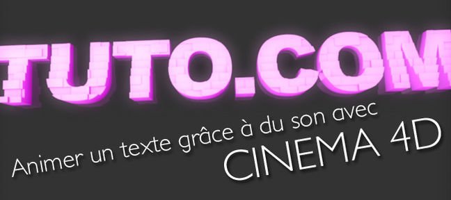 Une typo animée par du son