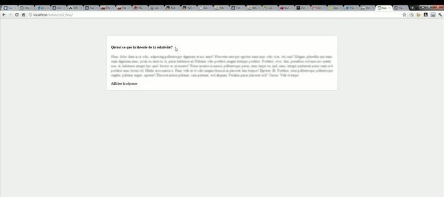 Effet de flou sur un texte en CSS 3
