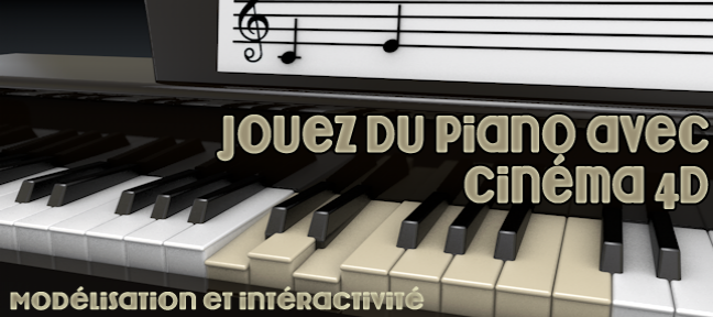 Modélisez un piano en 3D interactif