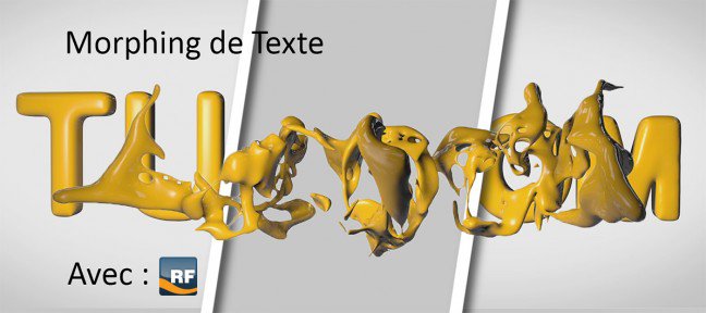 Création d'un morphing de texte
