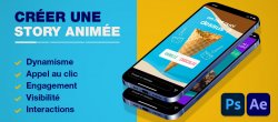 Créer votre première story animée avec Photoshop et After Effects
