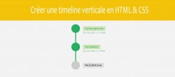 Créer une timeline verticale en HTML & CSS