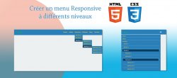 Apprendre à réaliser un Menu Responsive multi niveaux