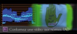 Etalonnage : Conformer une vidéo aux normes PAD