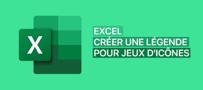 Gratuit : Créer une légende pour jeux d'icônes