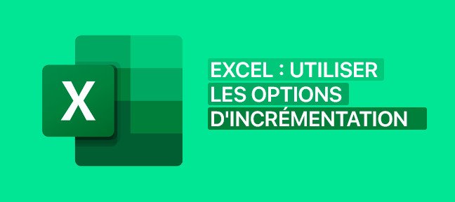 Gratuit Utiliser les options d'incrémentation