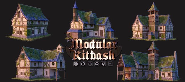 Formation complète Cinema 4D Réaliser un Kitbash modulable