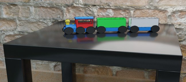 Blender - Locomotive en LOW POLY pour débutant