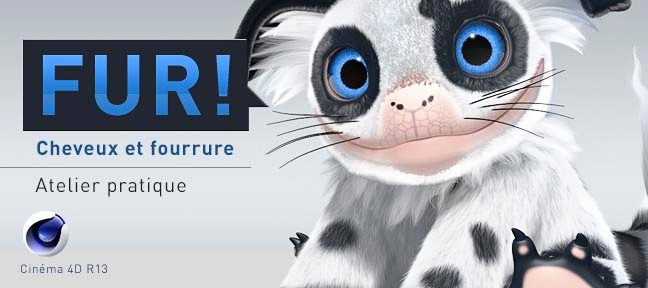 Hair et fur avec Cinema 4D