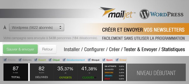 Bien gérer vos campagnes e-mailings dans Wordpress avec Mailjet