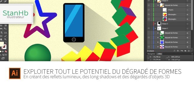 Exploiter tout le potentiel du dégradé de formes d’Illustrator